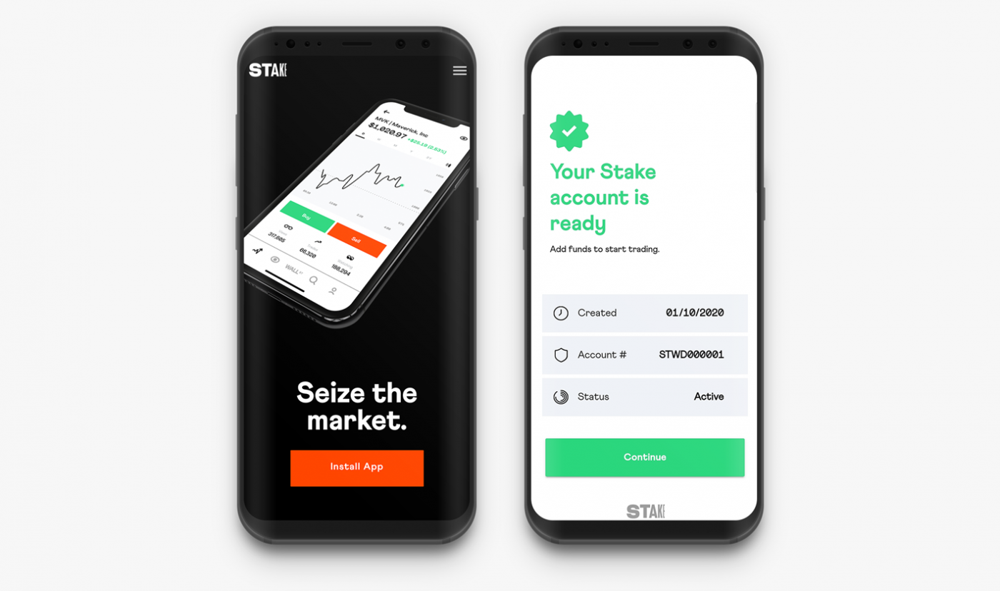 Stake US trading app 